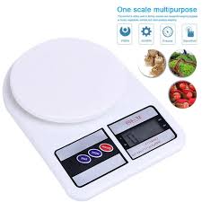 Digital Kitchen Scale SE-400 Stainless Steel White