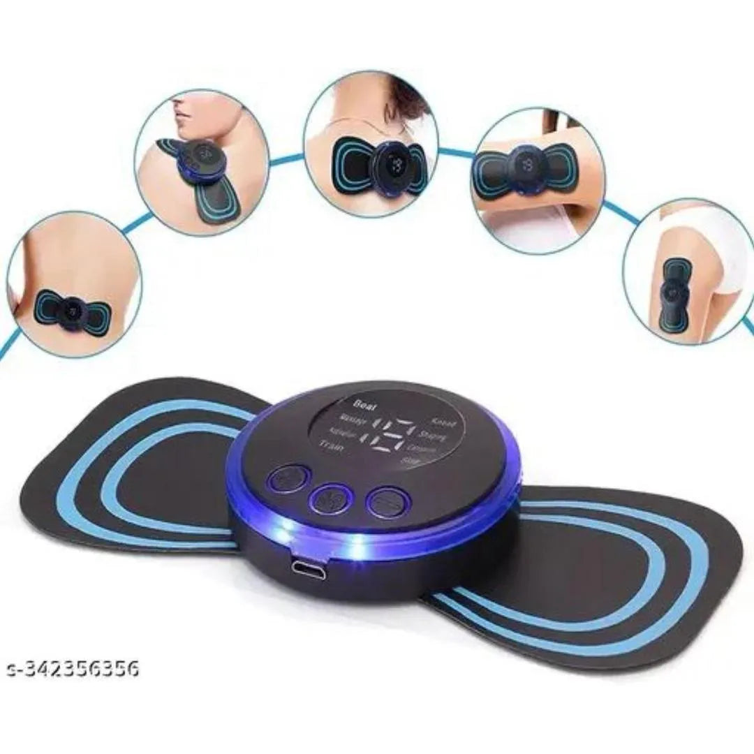 Smart Wireless TENS EMS Massager – Deep Muscle Relaxation Butterfly Pad