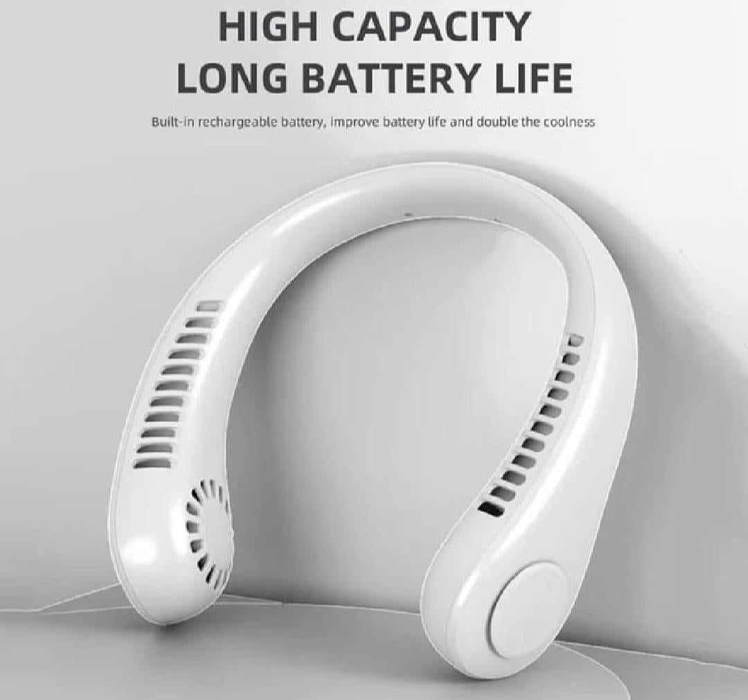 Rechargeable Neck Fan 200mAh Long Battery Life