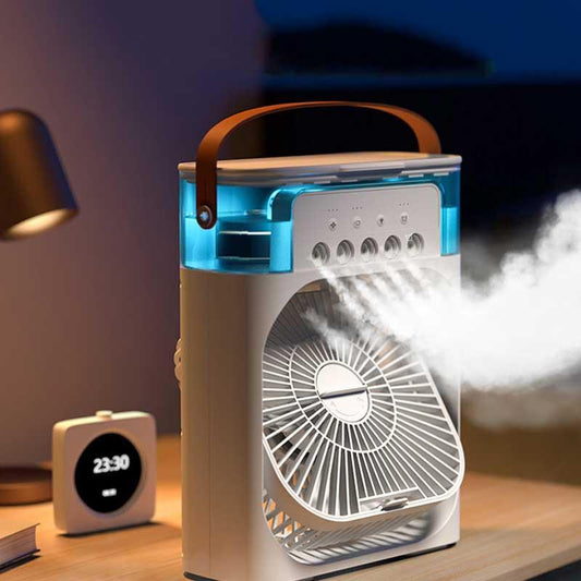 Mini Air Cooler White Portable ABS Lightweight