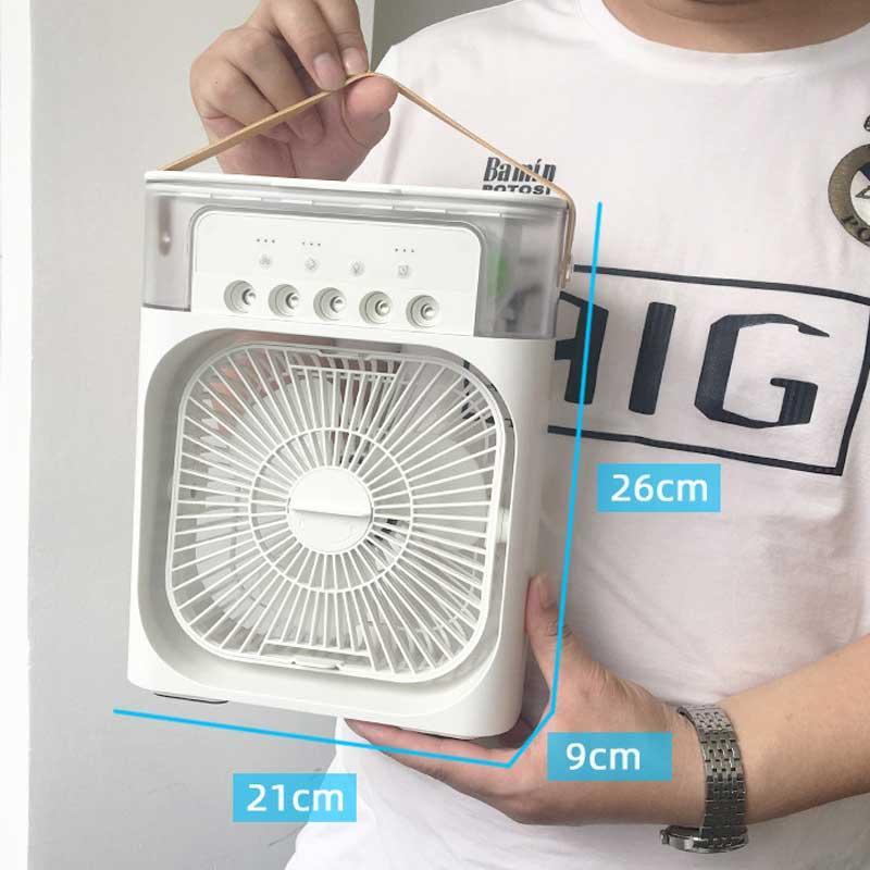 Mini Air Cooler White Portable ABS Lightweight