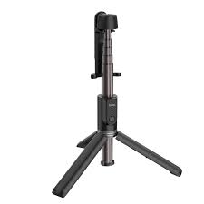 Black Foldable Selfie Stick with Tripod Base